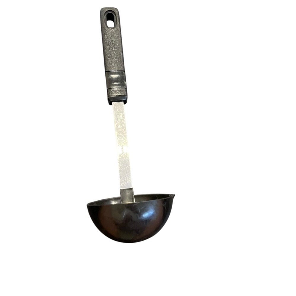Vintage EKCO best results Ladle black stainless kitchen retro